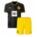 Borussia Dortmund Jude Bellingham #22 babykläder Bortatröja barn 2022-23 Korta ärmar (+ Korta byxor)